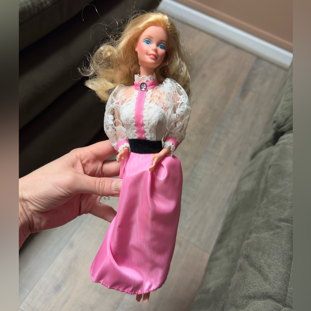 1982 Angel Face Barbie Matel No 5640 NRFB Used No Box Pink